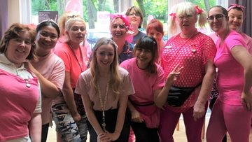 Fundraising success as Ilkeston care home wears it pink for Breast Cancer Research